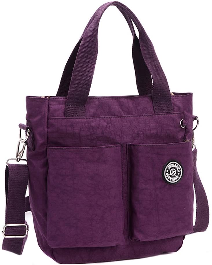 Price:$22.99    EasyHui Womens Nylon Crossbody Shoulder Bag Messenger Bag Handbags Waterproof Tote Bag Large Travel Mommy Bag  Clothing