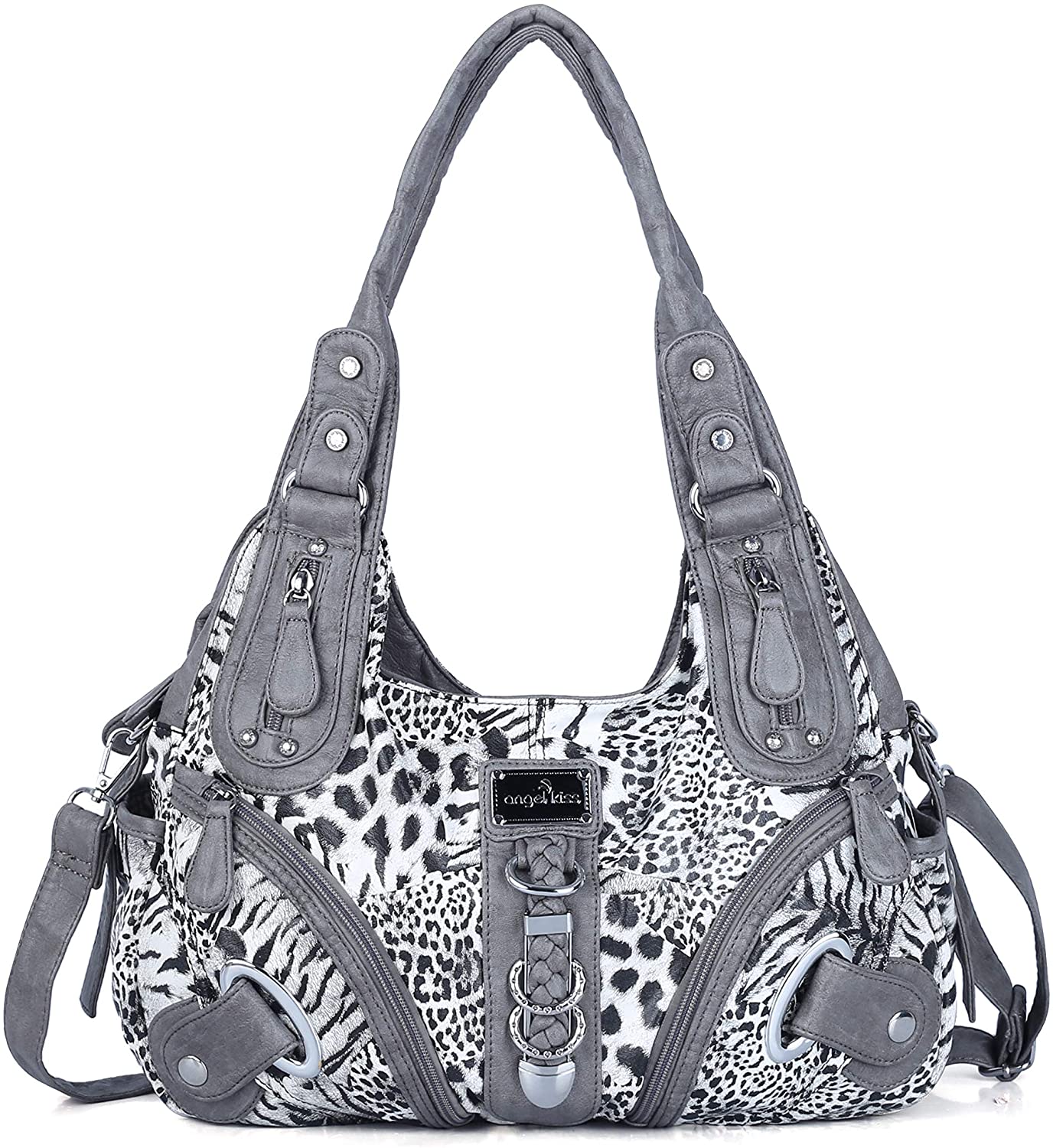 Price:$36.99    Angelkiss Hobo Purses and handbags for Women Satchel Handbag Women Purses Large Daily Shoulder Bags  Clothing