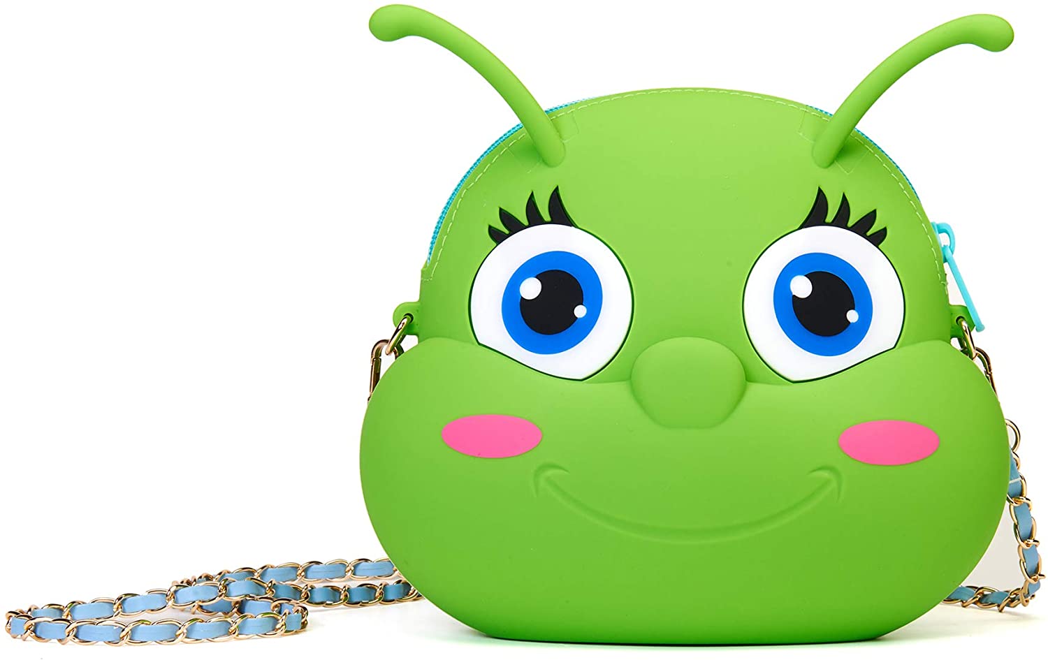 Price:$14.99    Insect sister Cross Body Purse Bag Women Phone Wallet Shoulder Bags ，Cartoon Cute Travel School Small Backpack Shoulder Bag for Girls Women Girls' Bag Chain Purse Shoulder Bag … (green)  Clothing