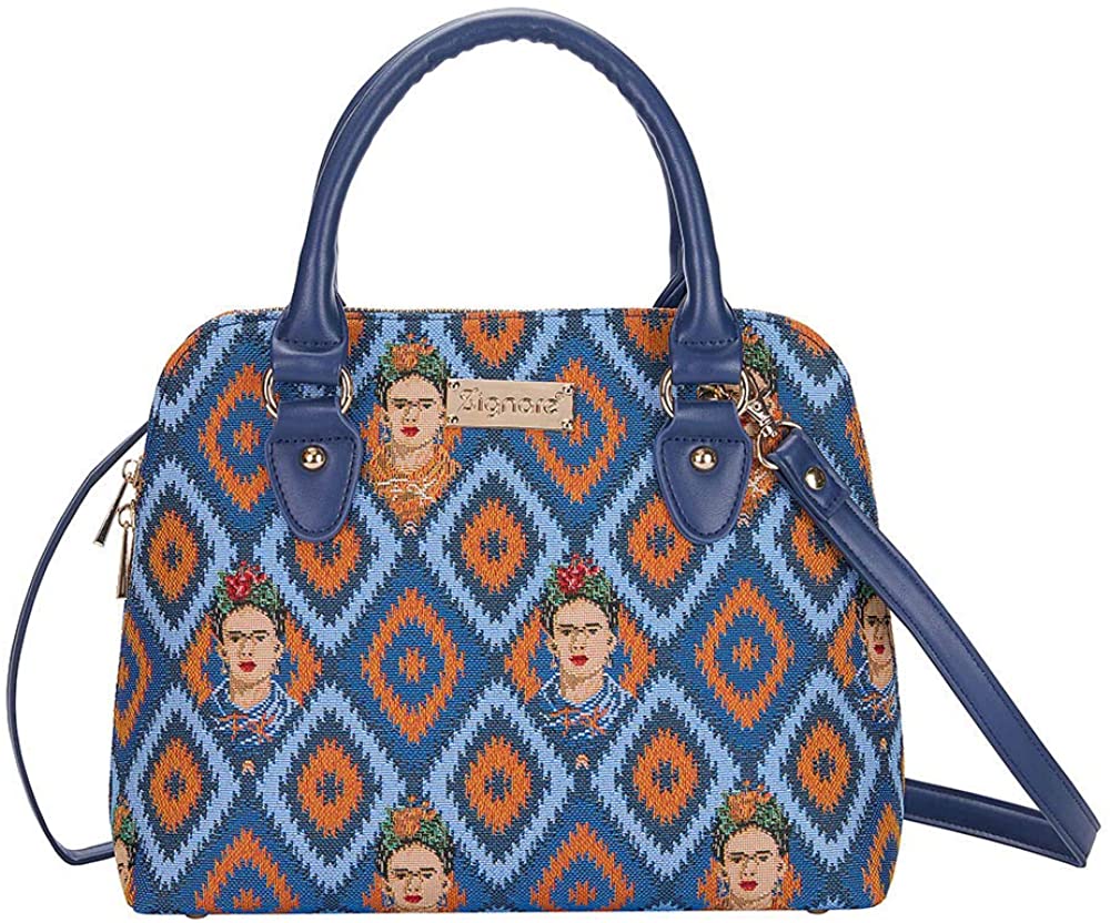 Price:$46.99    Signare Tapestry Handbag Satchel Bag Shoulder bag and Crossbody Bag and Purse for women with Frida Kahlo Design  Clothing