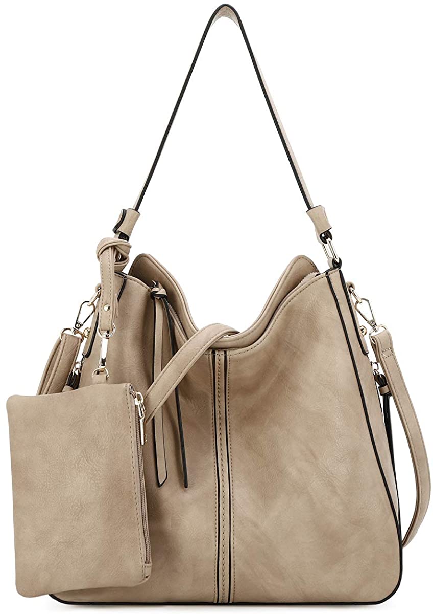 Price:$49.99    ZOCAI Shoulder for Women, Hobo Bags Large Ladies Crossbody Bag Purse with Tassel PU Leather (AK1996-apricot)  Clothing