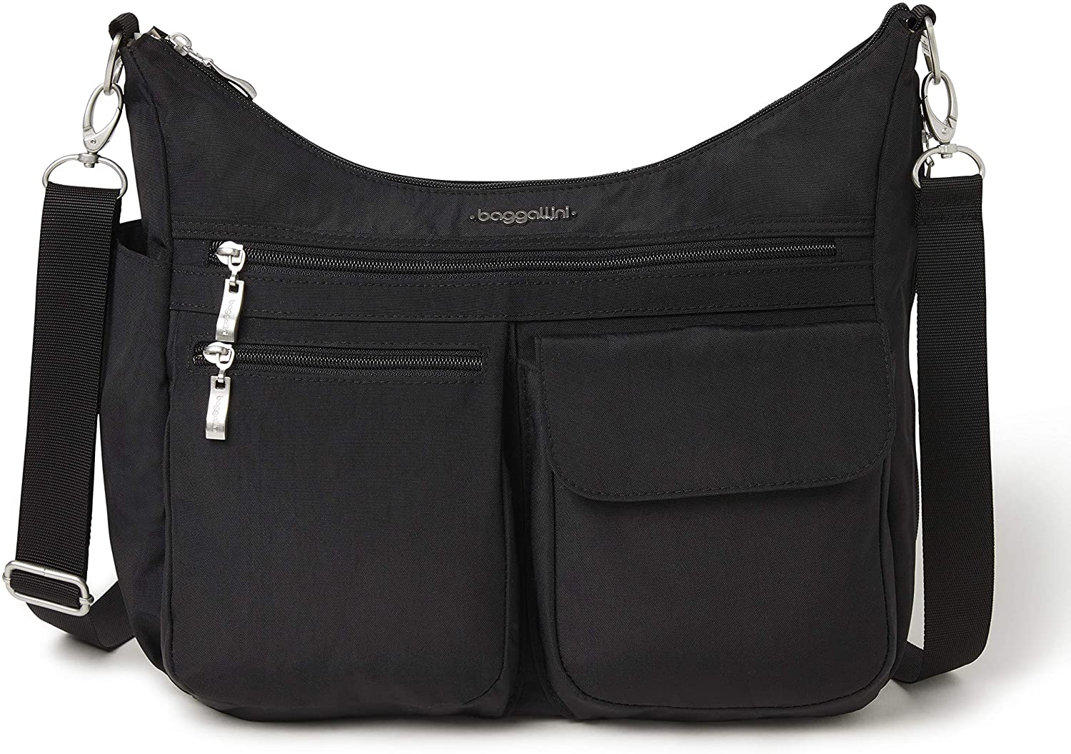 Price:$119.95    baggallini Hobo, Black  Clothing