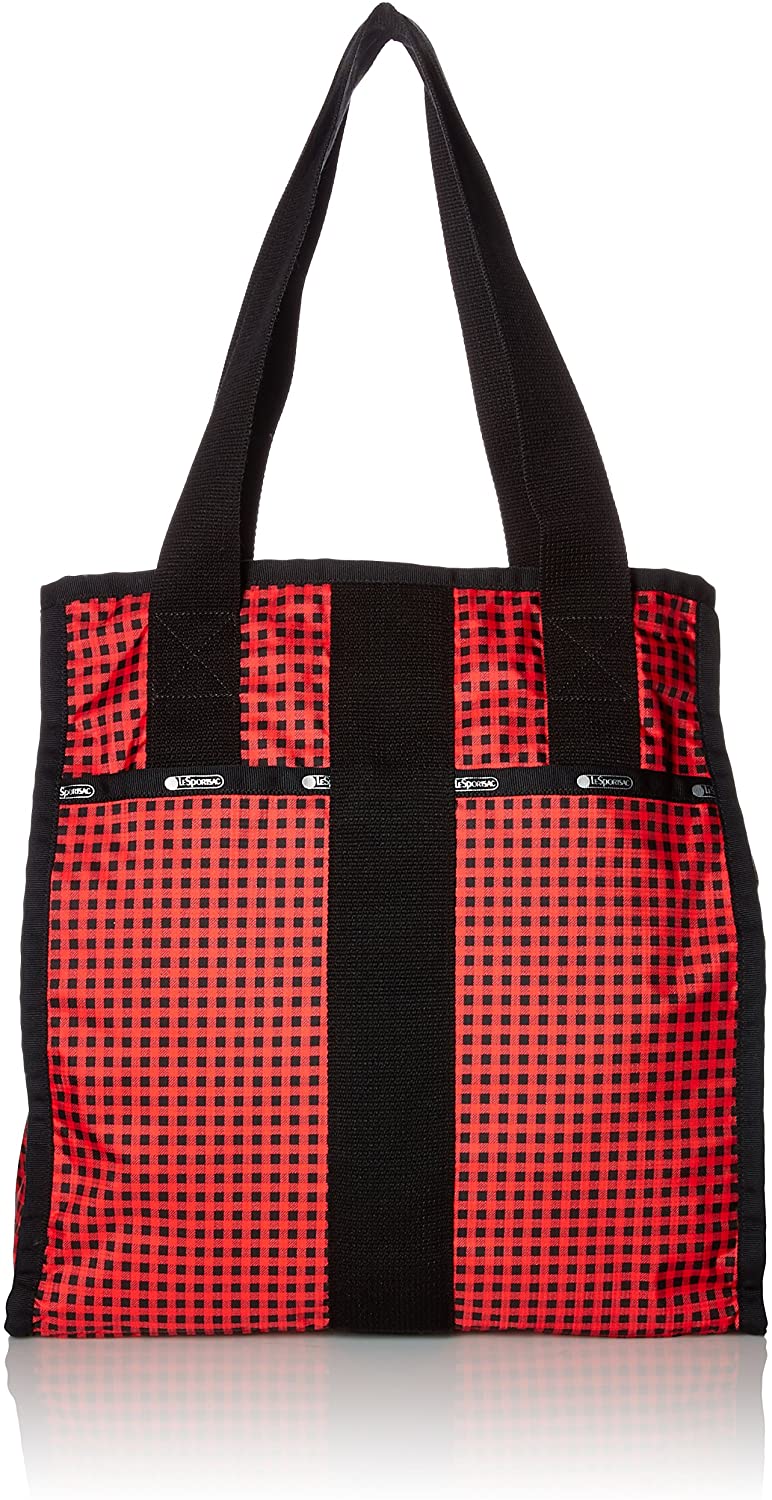 Price:$107.44    LeSportsac City Tote, Happy Check, One Size  Clothing