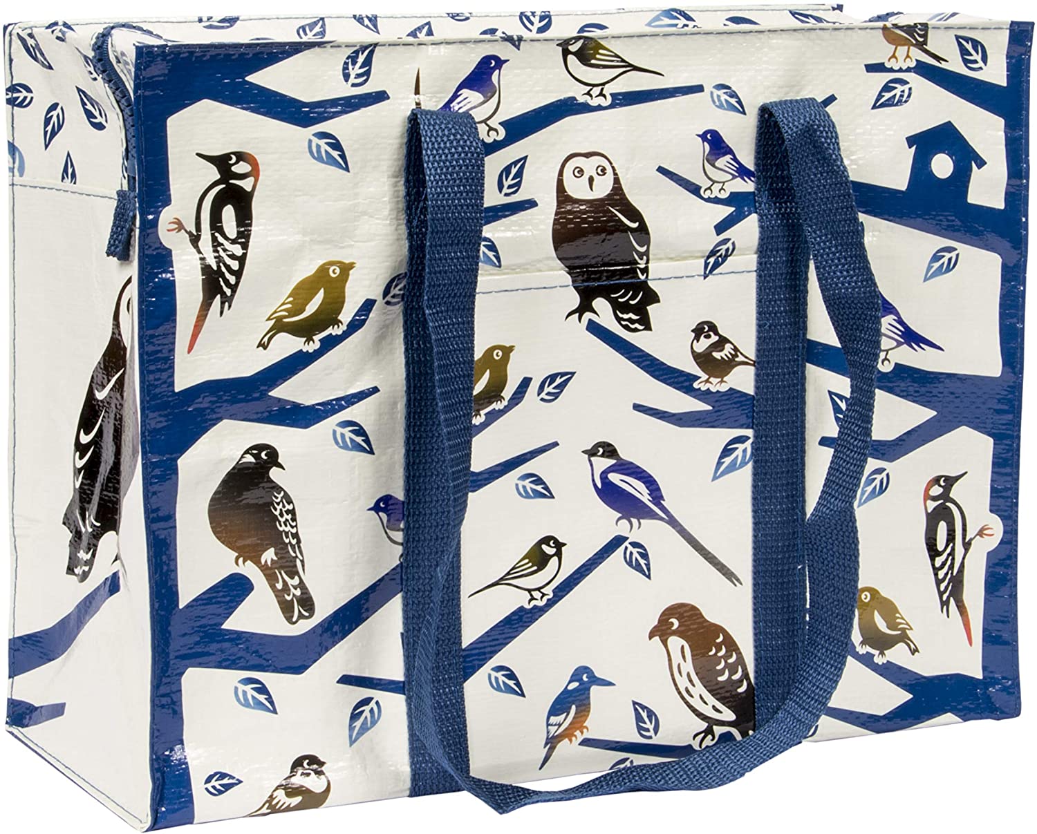 Price:$21.99 Blue Q Shoulder Tote, Birdland. The carry-everywhere bag that features a hefty zipper, exterior pocket, wrap-around straps, reinforced floor. Made from 95% recycled material, 11"h x 15"w x 6.25"d  Handbags   