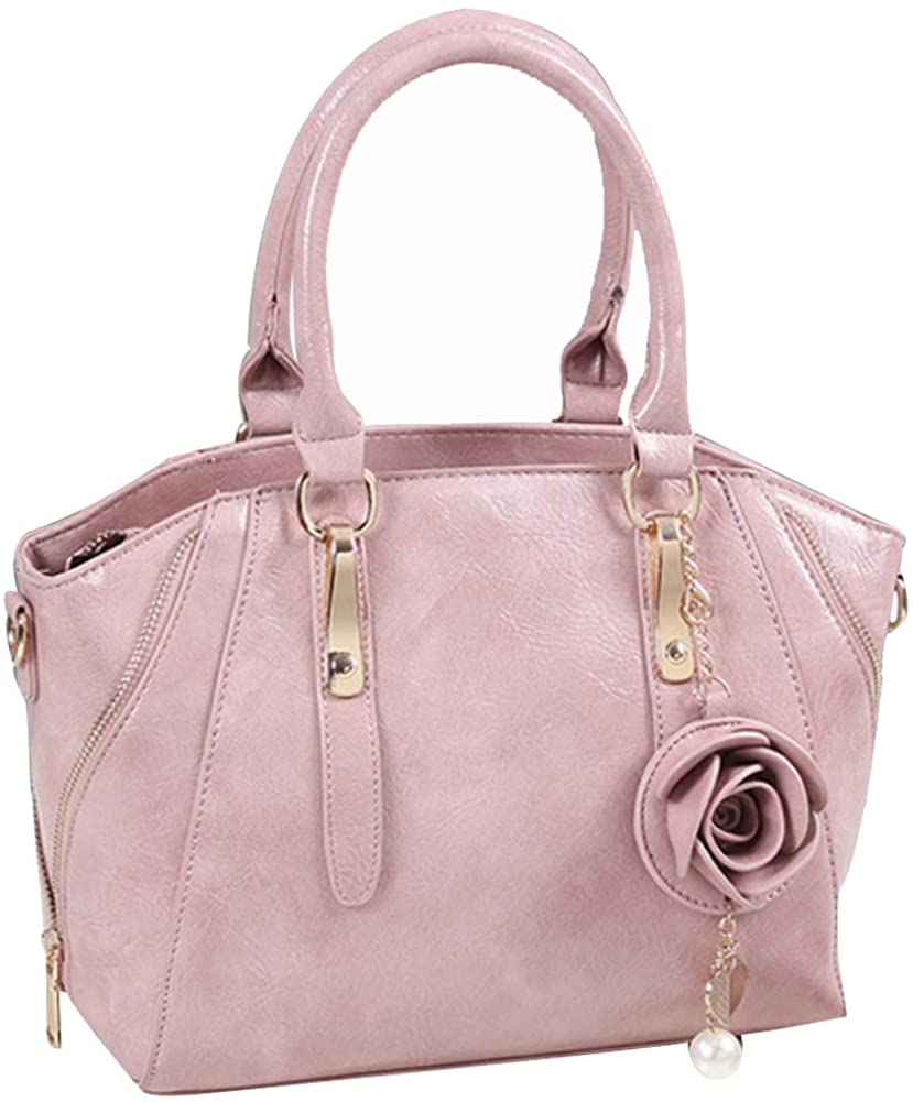 Price:$32.99    Leather Top-Handle Handbag for Women Ladies Purse Shoulder Bags Satchel Hobo Crossbody Designer Tote  Clothing