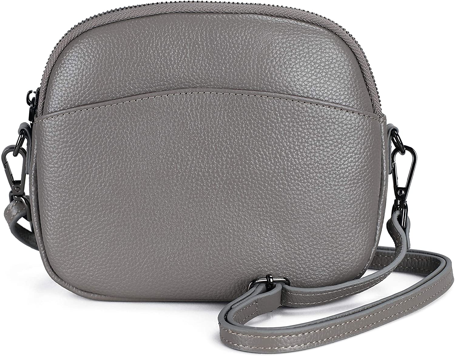 Price:$21.99 Befen Women’s Crossbody Bag, Smart Phone Leather Shoulder Bag, Small Purse Convertible Crossbody Bag (Gray)  Handbags   