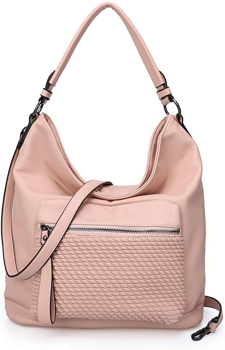 Price:$49.99    Womens Top Handle Purses and Handbags Shoulder Bag PU Leather Ladies Designer Satchel Messenger Tote Bag (Pink)  Clothing