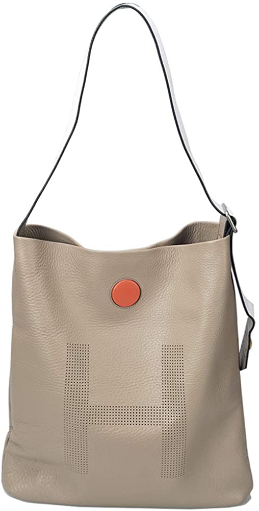 Price:$59.98    Women's’ Handbag Shoulder Bags Soft Leather Purses and Handbags for Women hobo bag bucket purse Brown  Clothing