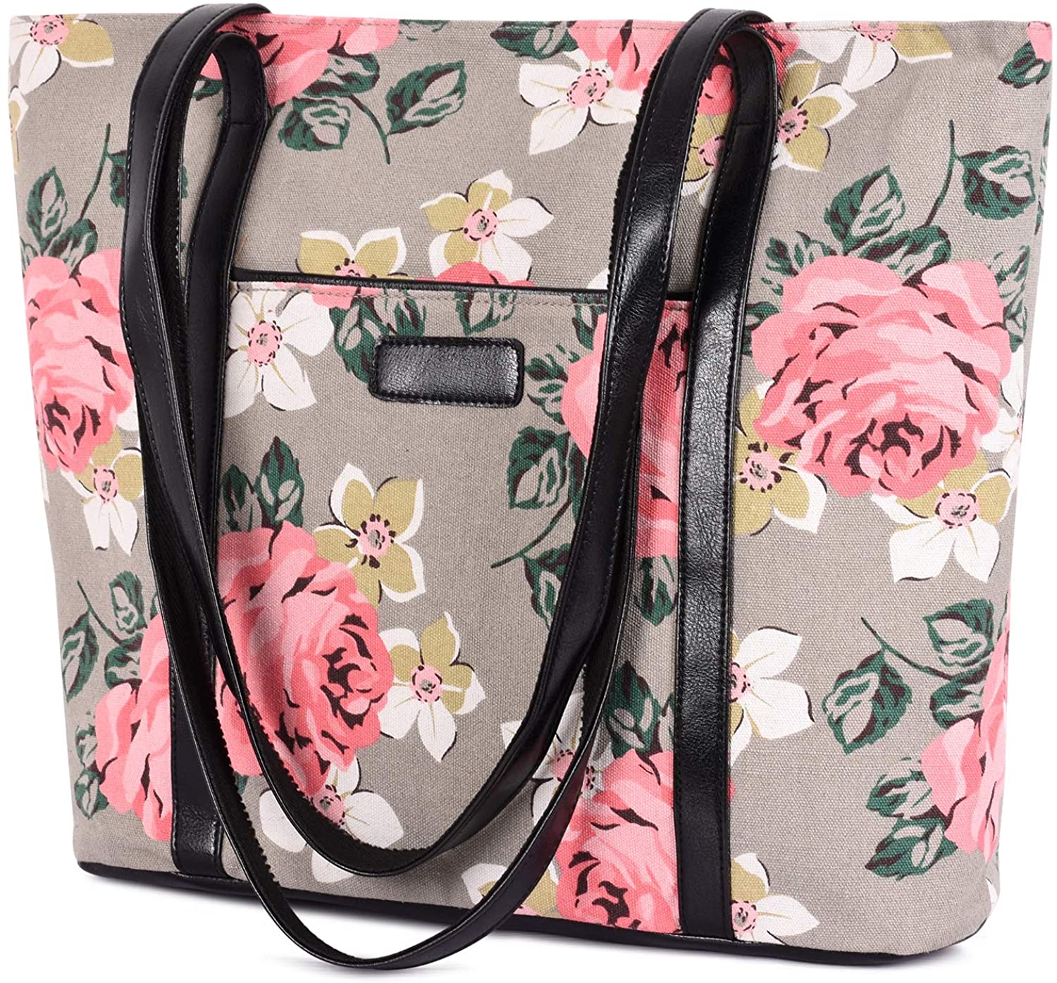 Price:$19.98    ArcEnCiel Canvas Tote Bag for Women Printing Shoulder Purse Beach Handbags Work School Travel Shopping Pack (Grey)  Clothing