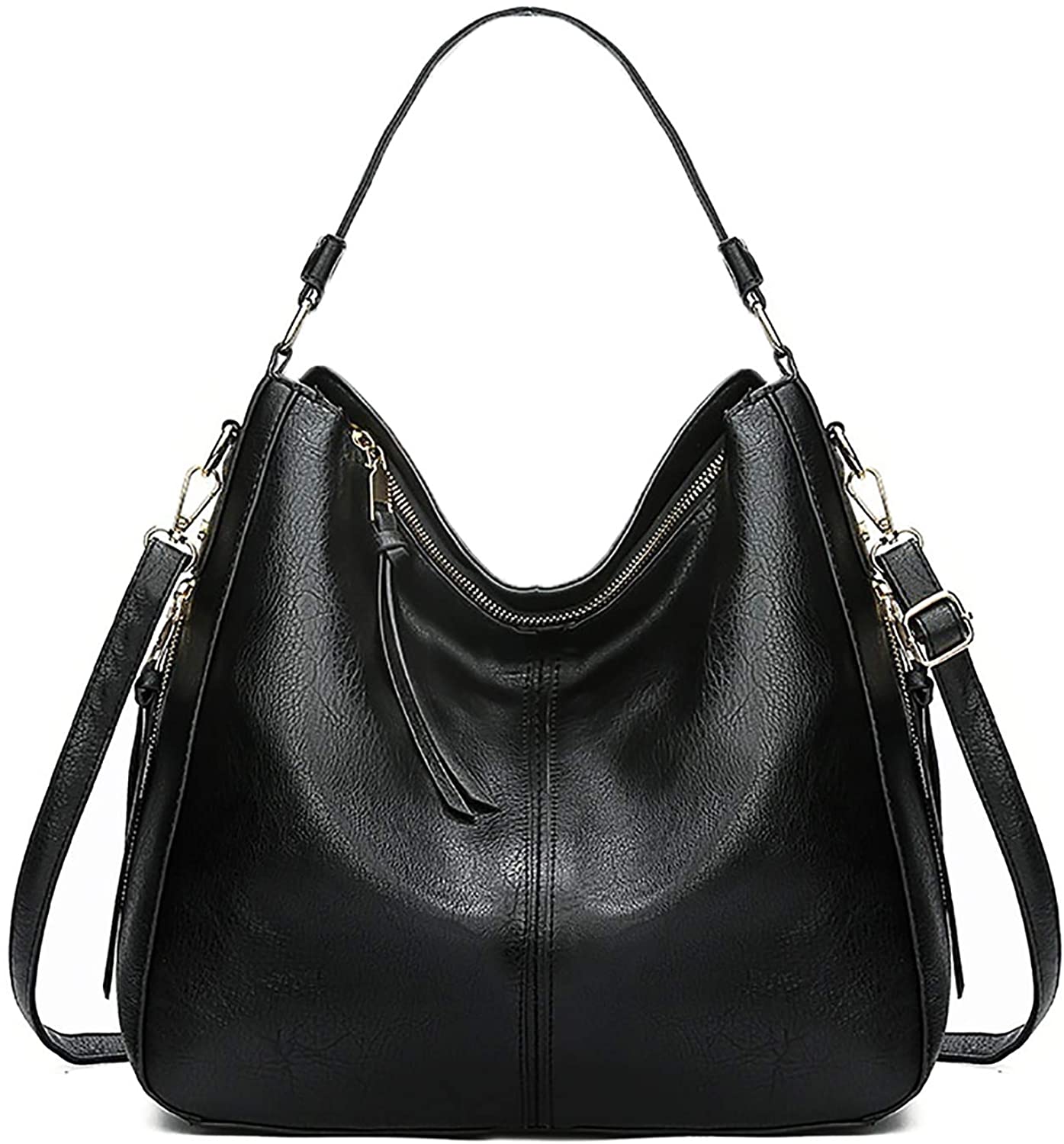 Price:$26.99    Women's Handbags Shoulder Bag Ladies Crossbody Bag Leather Dual Zippers  Clothing