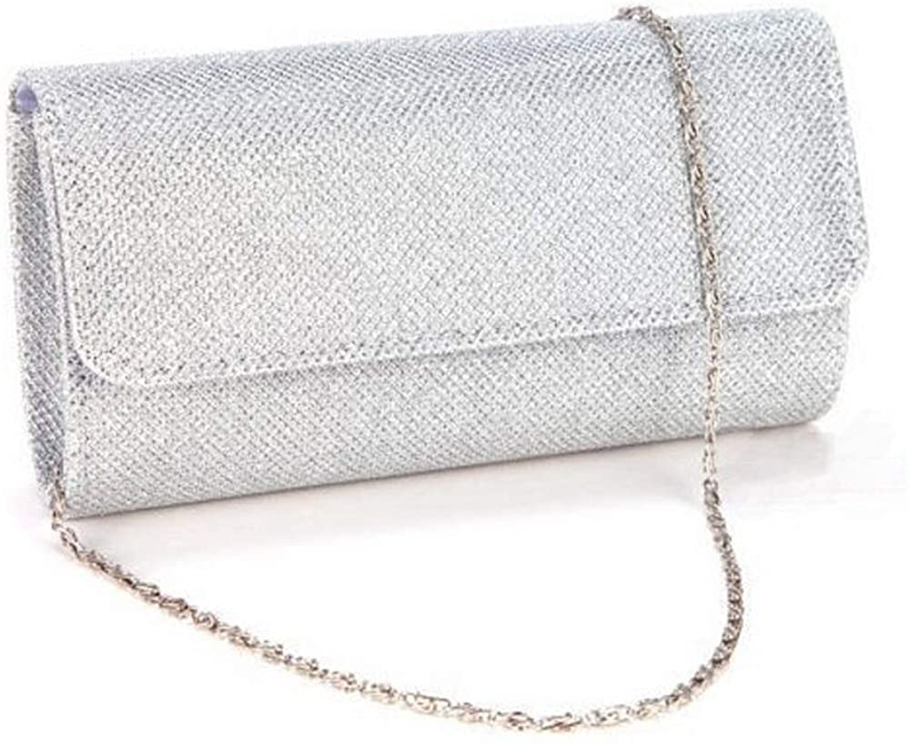 Price:$9.99 Womens evening handbags, sparkly glitter clutches purse shoulder bag crossbody bag for party wedding prom  Handbags   