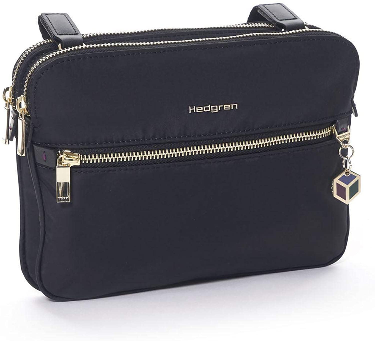 Price:$69.99 Hedgren Attraction Crossbody Purse, 2-Compartment Shoulder Bag, Black  Handbags   
