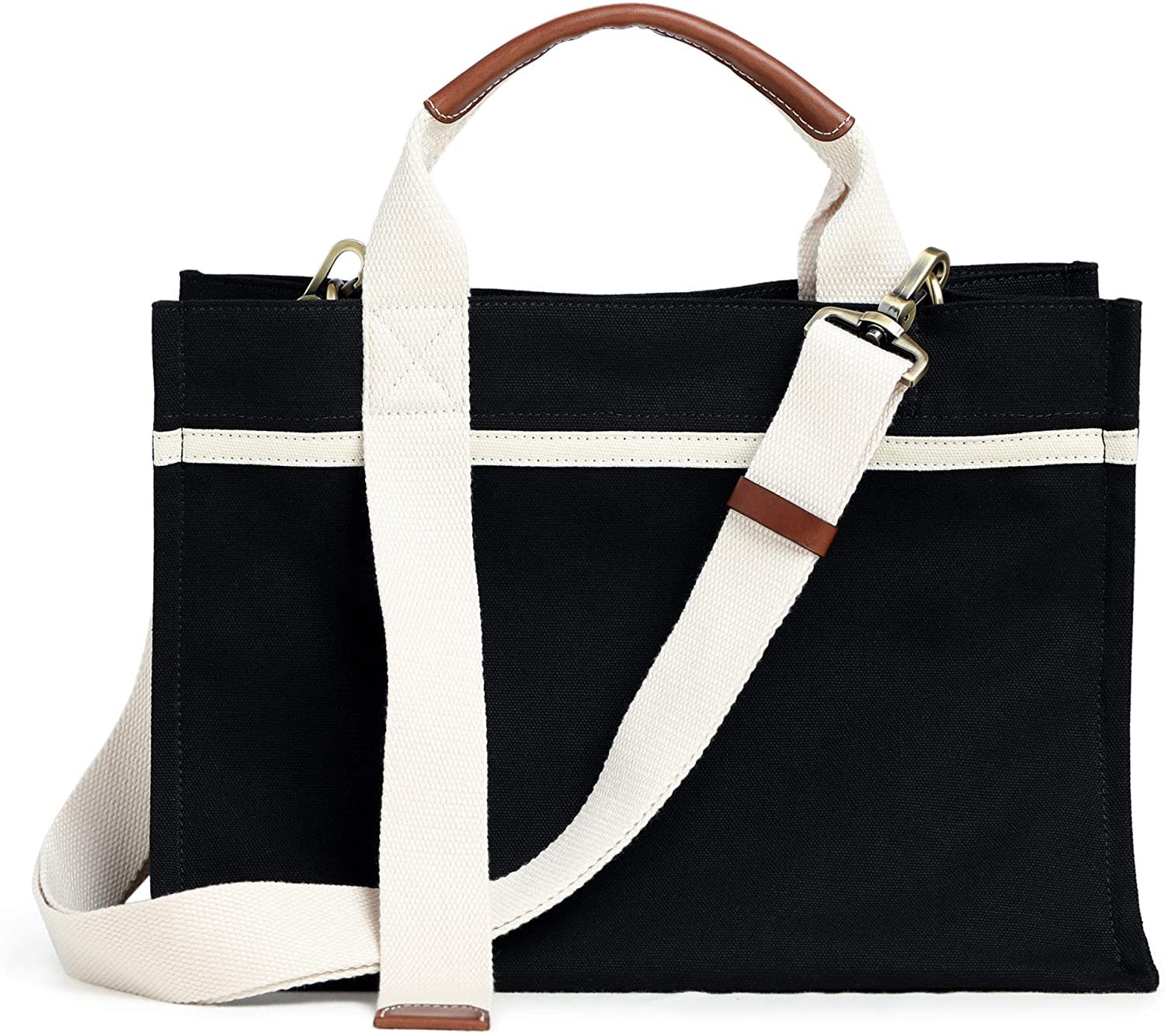 Price:$28.99    ColorCraftsman Women's Designer Canvas Hobo Shoulder Bag, Ladies Stylish Work Canvas Tote Bag Utility Satchel Bag Simple Hobo Crossbody Bags for Women, Black  Clothing