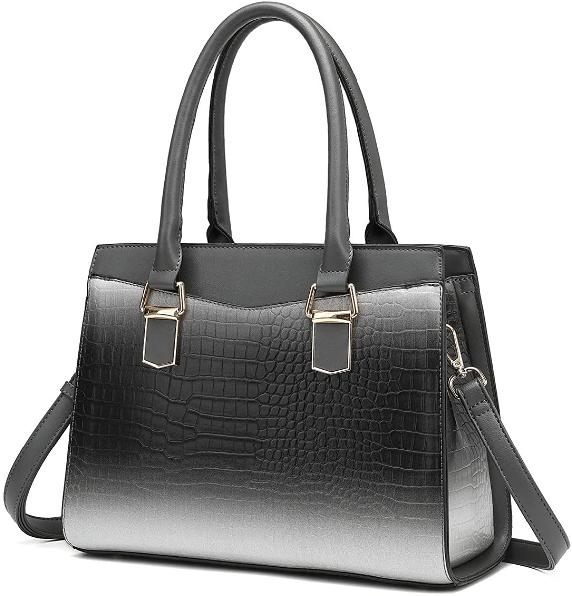 Price:$43.99    LJOSEIND Women’s Handbags Designer Satchel Purse Structured Shoulder Bags Work Top Handle Bags Totes  Clothing