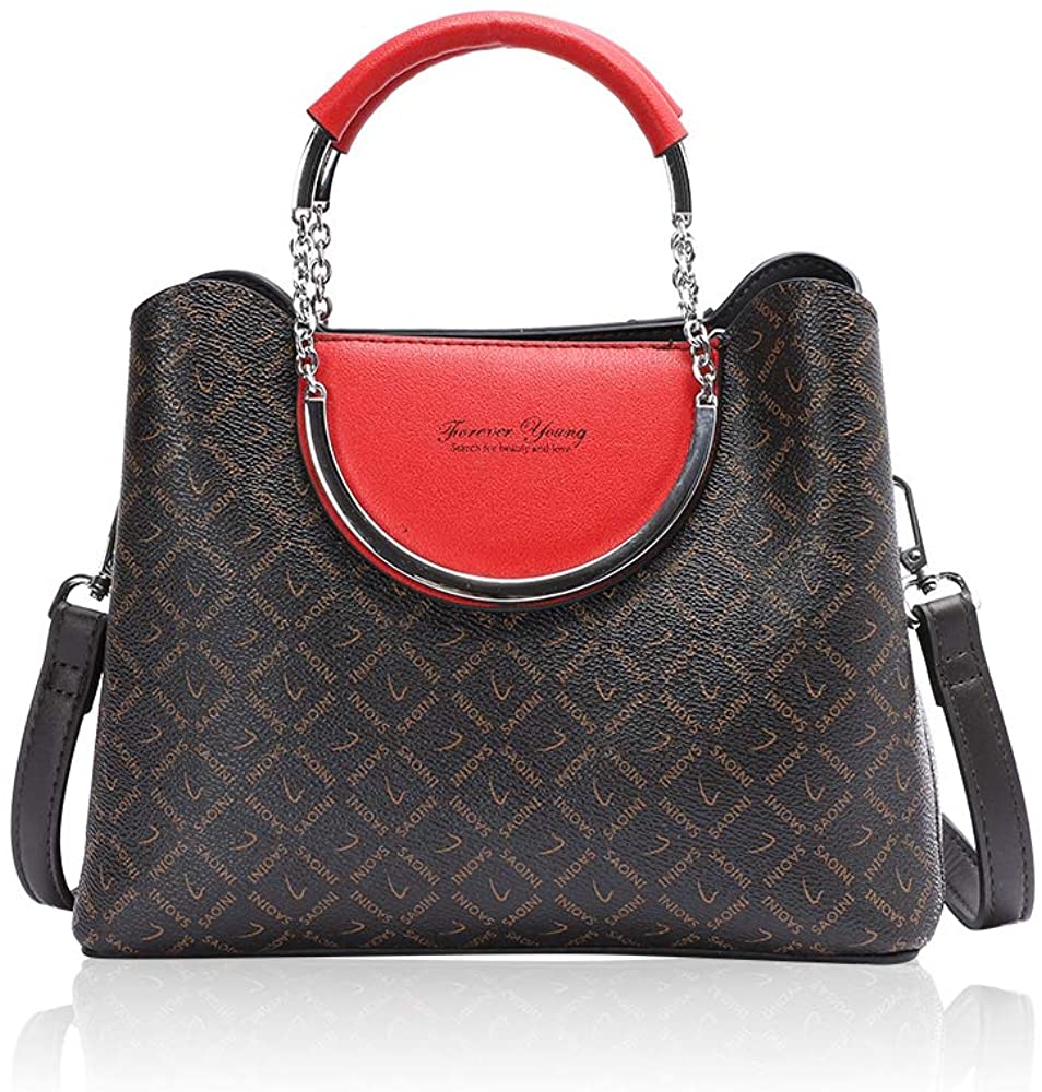 Price:$17.99    MICKORS Women Small Crossbody Handbags and Purses Fashion Top Handle Satchel PU Leather Shoulder Bags  Clothing
