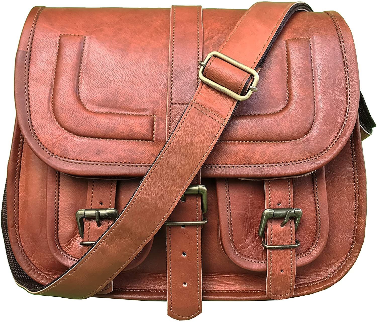Price:$42.00    13" Women Purse Crossbody | Women purse Crossbody Leather | Women Crossbody Bag | Women Leather Purse | Handmade Women Bag | Vintage Women Bag | Leather Purse for Women |Tote Shoulder Bag for Women  Clothing