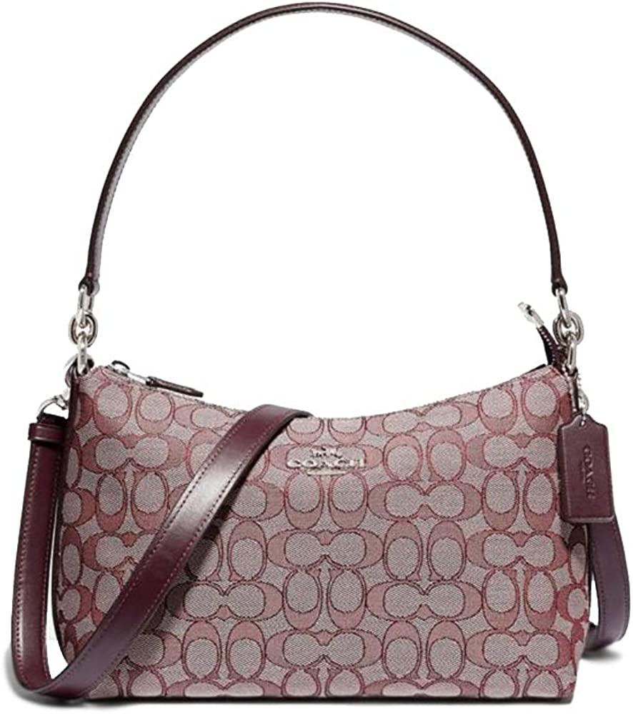 Price:$150.00 Coach Lewis Shoulder Bag In Signature Jacquard  Handbags   