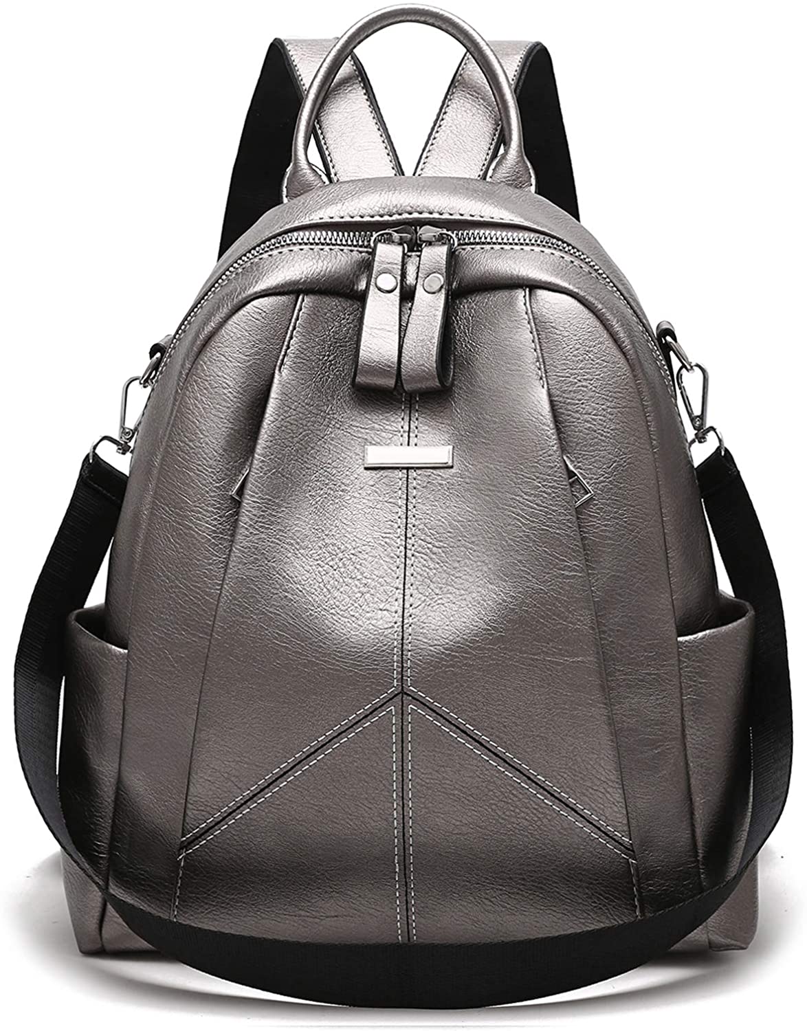 Price:$25.99    Backpack Purses for Women Girls Travel Backpack Convertible PU Leather Single Shoulder Bags Fashion Daypack  Clothing