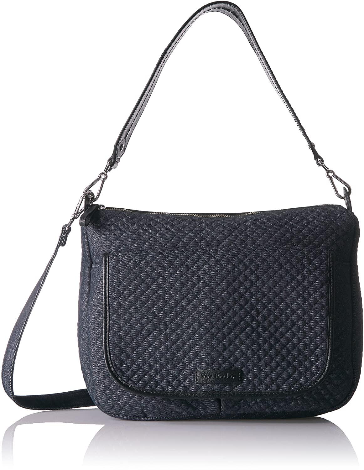 Price:$115.98 Vera Bradley Women's Denim Carson Shoulder Bag Crossbody Purse, Denim Navy  Handbags   