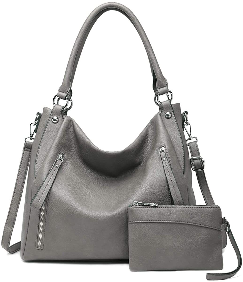 Price:$39.99    Women Handbags Shoulder Bags PU Leather Satchel Tote Bag Mutipocket Purse (K.EYRE#KL7219#U8388#445-TAUPE)  Clothing