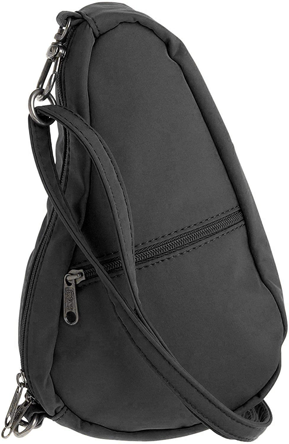 Price:$22.50 AmeriBag womens Microfiber Baglett Shoulder Bag 7100, Black, one size  Handbags   