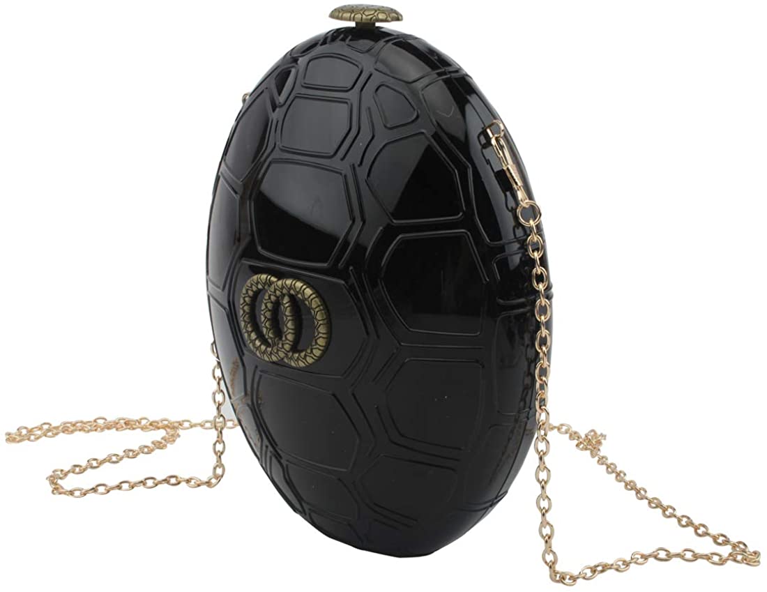 Price:$15.99 LETODE Women Acrylic Transparent Evening Clutches Shoulder Bag Cross-Body Purse Party Bag (BLACK)  Handbags   