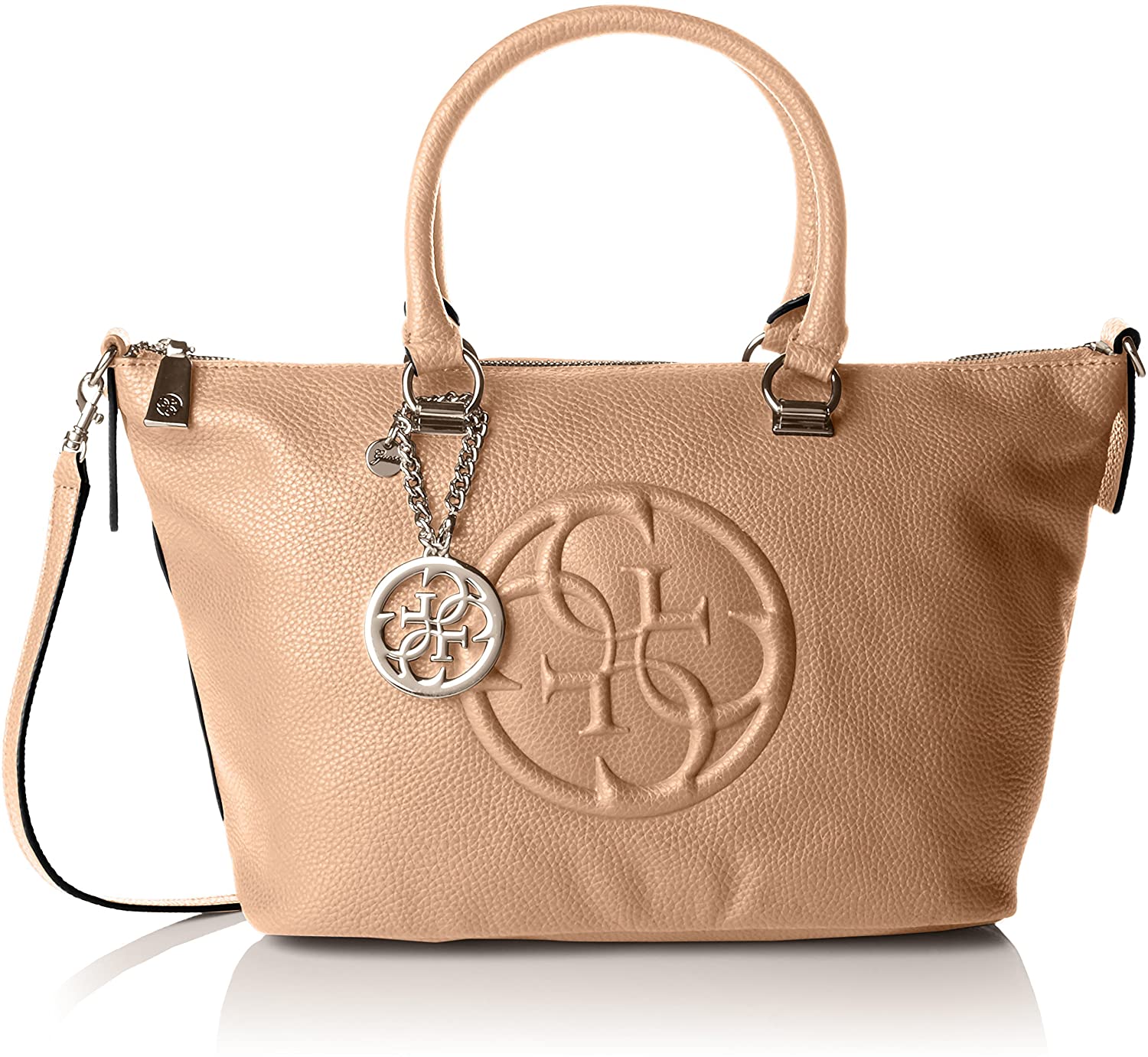 Price:$99.00 GUESS Shoulder Bag, Brown (Camel)  Handbags   