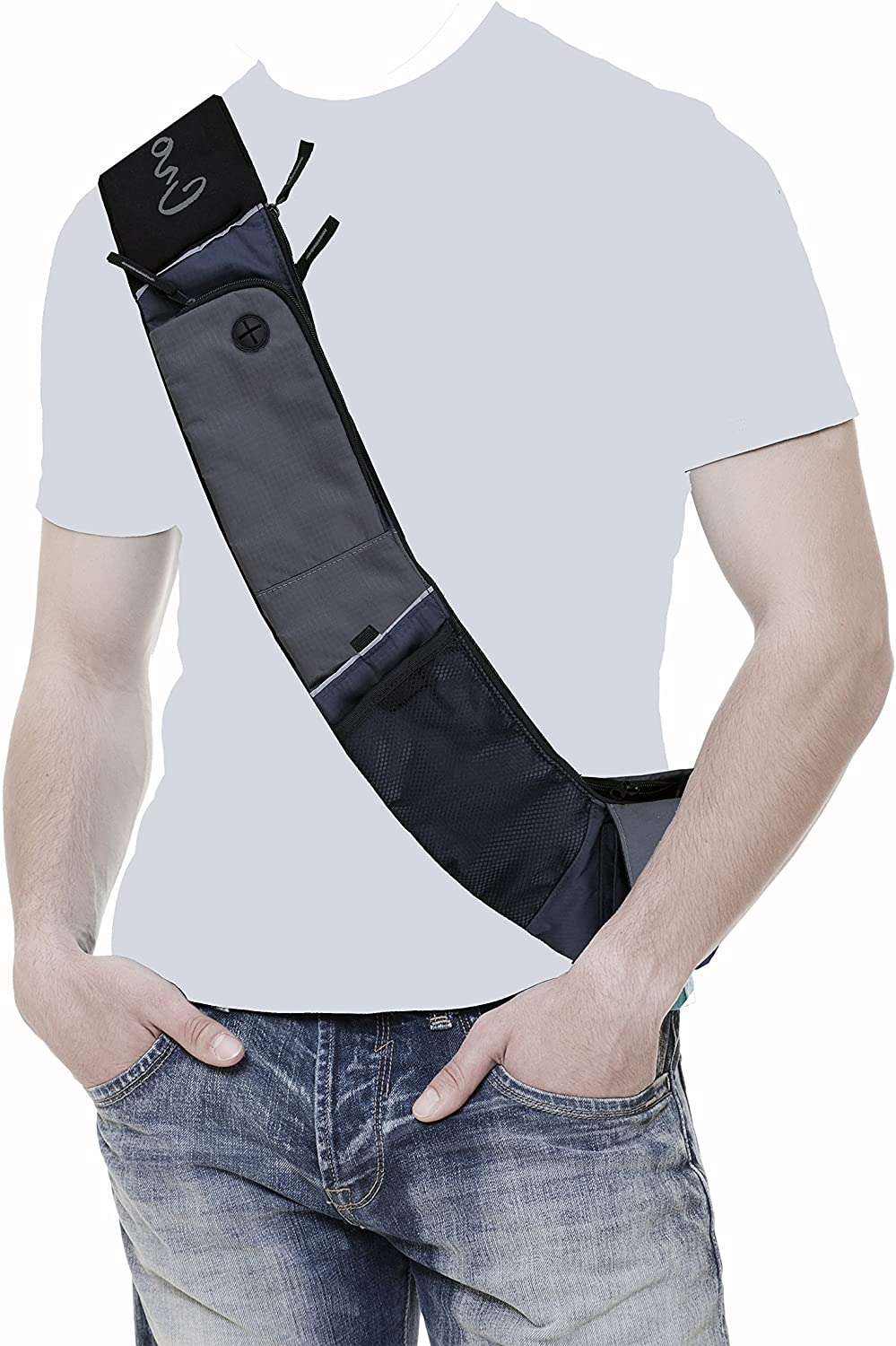 Price:$69.00    CrossTab - TABLET Hands-Free Ultra-Light Personal Pack by Paqlite - Carryall CrossBody Shoulder bag  Clothing
