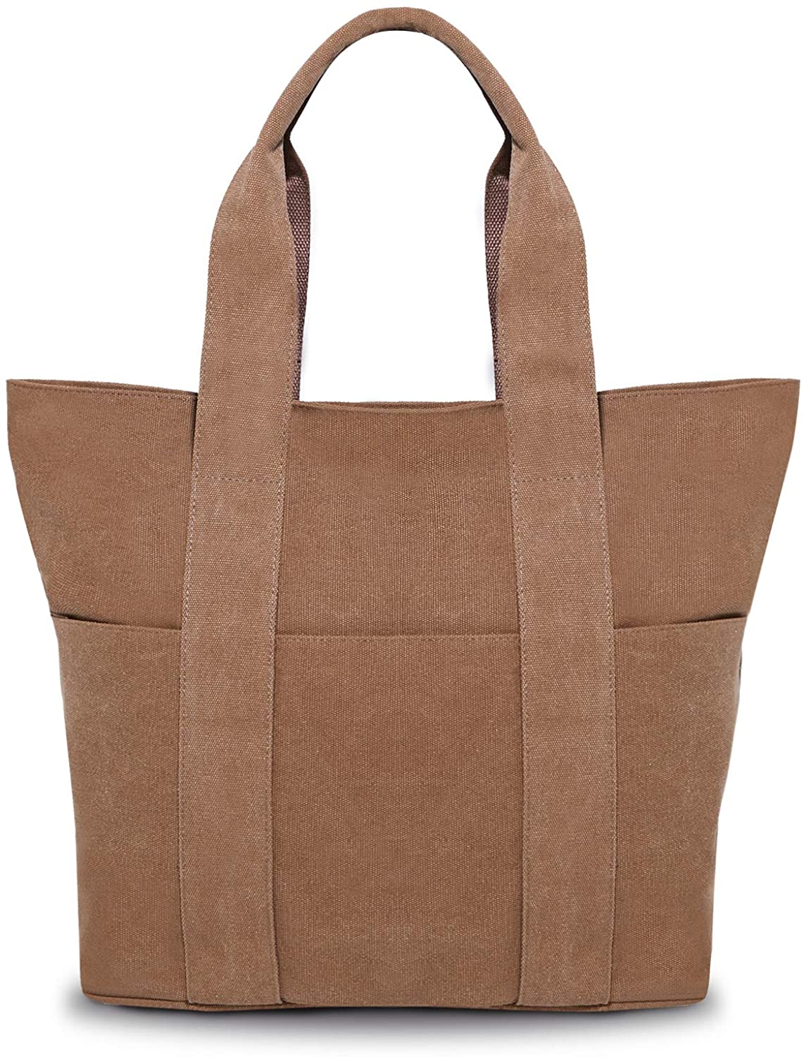 Price:$13.99    Women's Large Canvas Tote Shoulder Handbag Travel Bag  Clothing