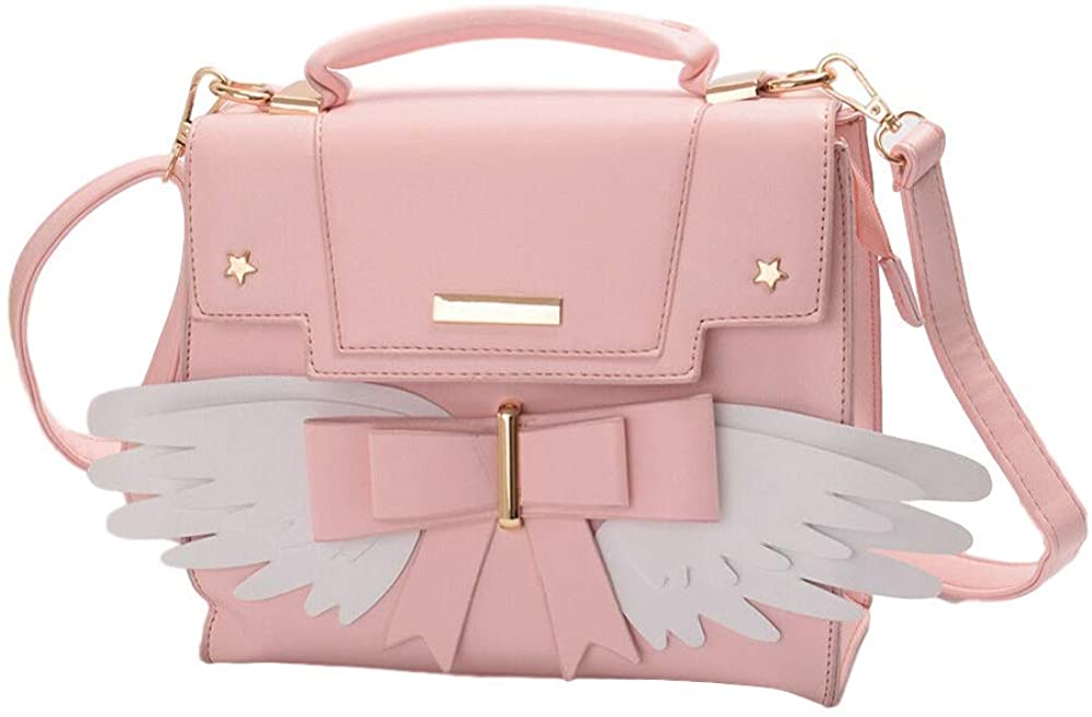 Price:$0.00 GK-O Cardcaptor Sakura Wings Kawaii Japanese Lolita Girls Shoulder Bag Handbag  Handbags   