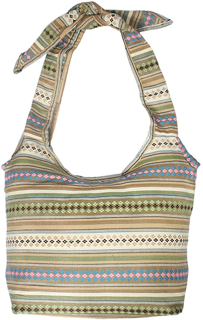 Price:$12.99 kilofly Large Bohemian Hippie Cloth Crossbody Shoulder Bag, Adjustable Strap  Handbags   