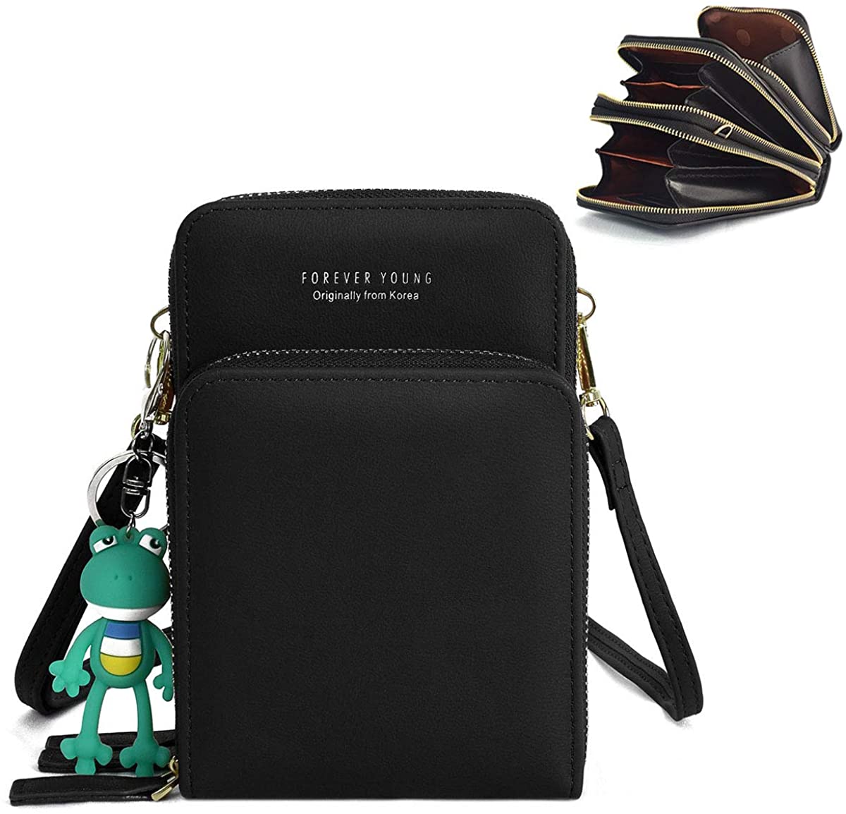Price:$16.49 Women Crossbody Phone Bag Wallet Purse Card Holder Shoulder bag  Handbags   