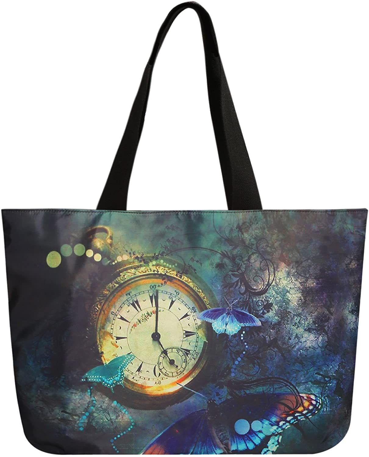 Price:$13.99    AUPET Beach Tote Bags Travel Totes Bag Toy Tote Shopping Tote Shoulder Hand Bag For Gym Hiking Beach  Clothing