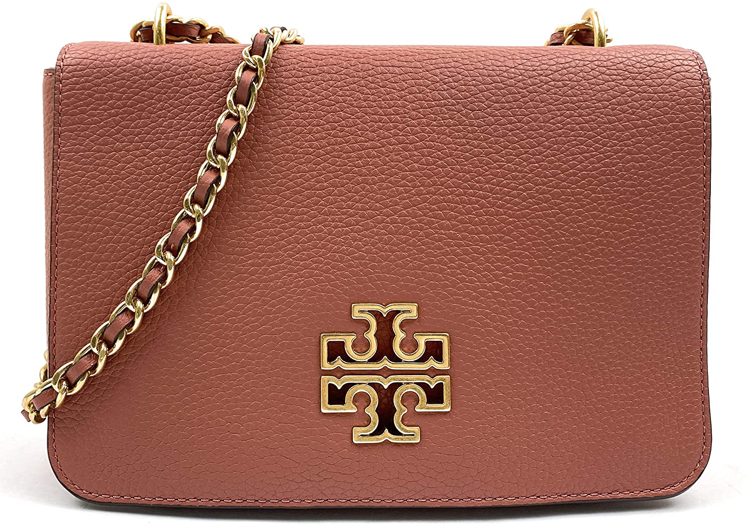 Price:$349.97 Tory Burch Britten Adjustable Shoulder Bag (Tramonto)  Handbags   