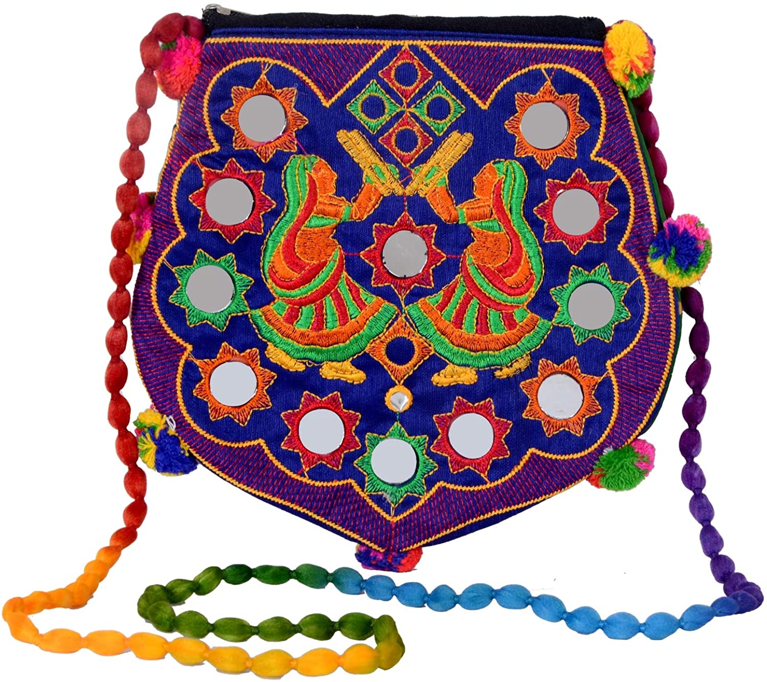 Price:$15.99 Traditional Handbags for Women Girls Sling Bags Rajasthani Sling Shoulder Bags  Handbags   