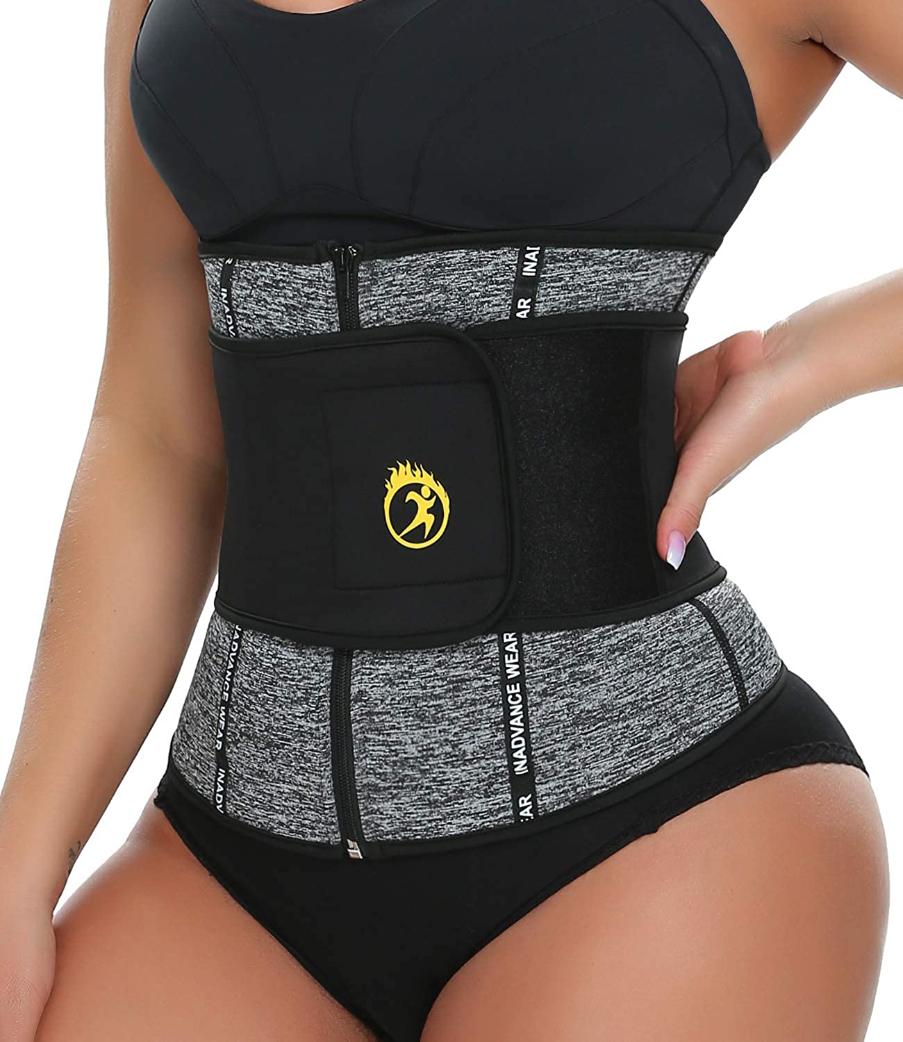 Price:$19.99 SEXYWG Women Waist Trainer Corset Weight Loss Trimmer Cincher Sauna Slimming Body Shaper at Amazon Women’s Clothing store