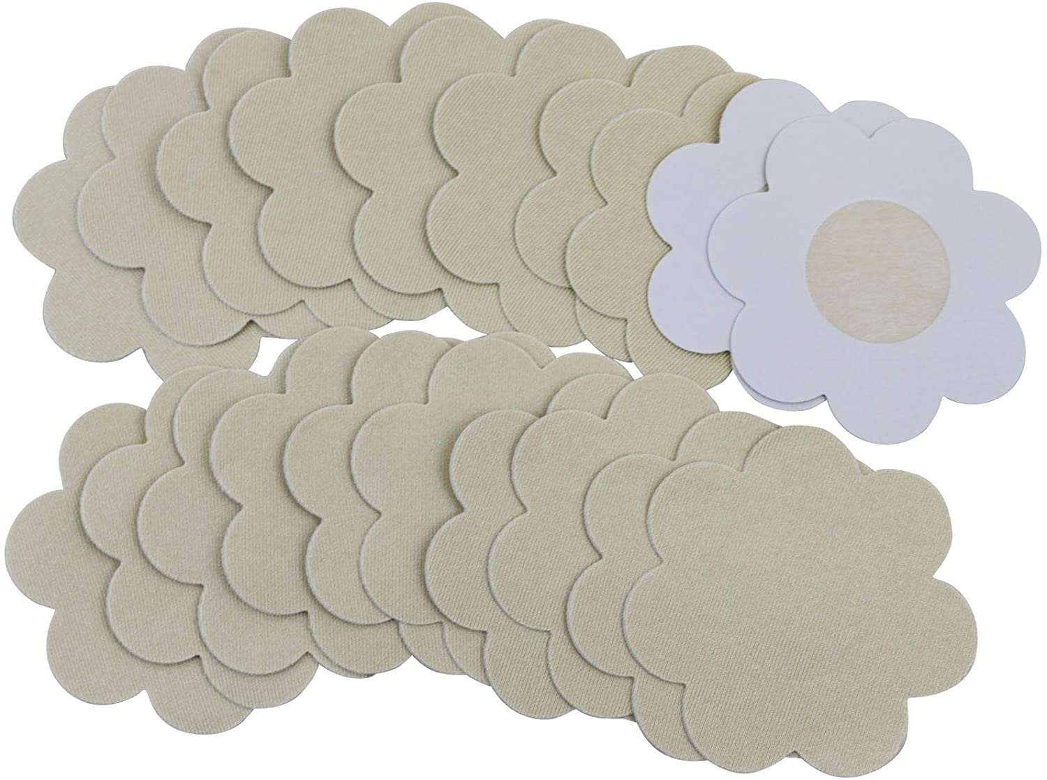 Price:$11.99 Flirtzy Disposable Waterproof Nipple Cover Pasties, Beige, NippleCovers, Breast Pasties Adhesive Bra Nippleless at Amazon Women’s Clothing store