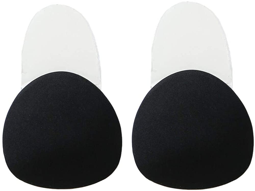 Price:$9.99 Invisible Lift up Bra, Adhesive Backless Strapless Sticky Bras, Freedom Bras for Women, Reusable Push Up Nippleless Covers (D/E, Black) at Amazon Women’s Clothing store
