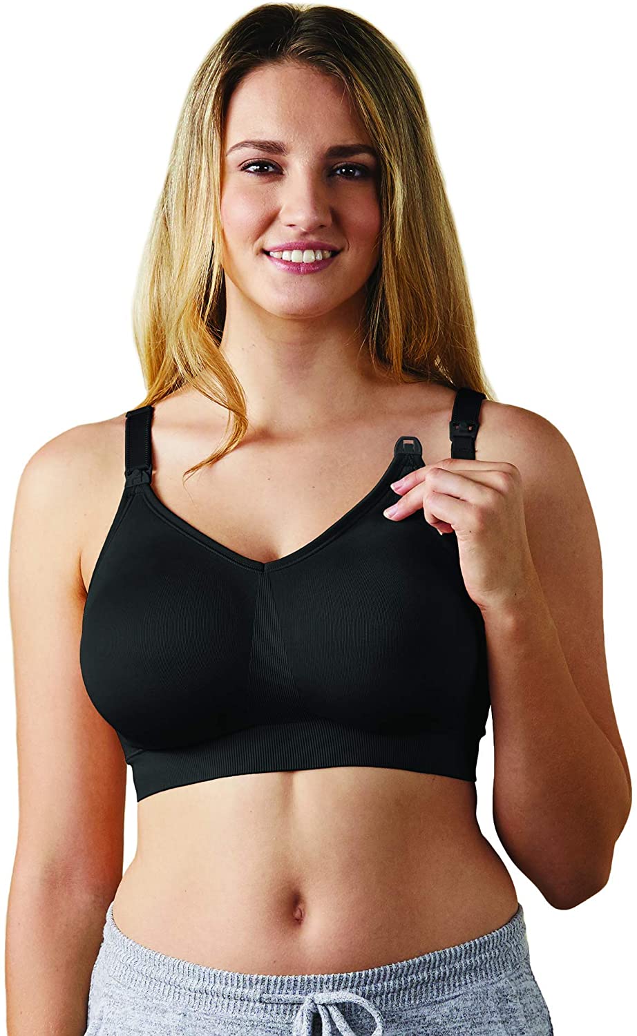 Price:$28.80    BRAVADO! DESIGNS Body Silk Seamless Wireless Maternity & Nursing Bra | A, B, C, D, DD/E, DDD/F Cup  Clothing