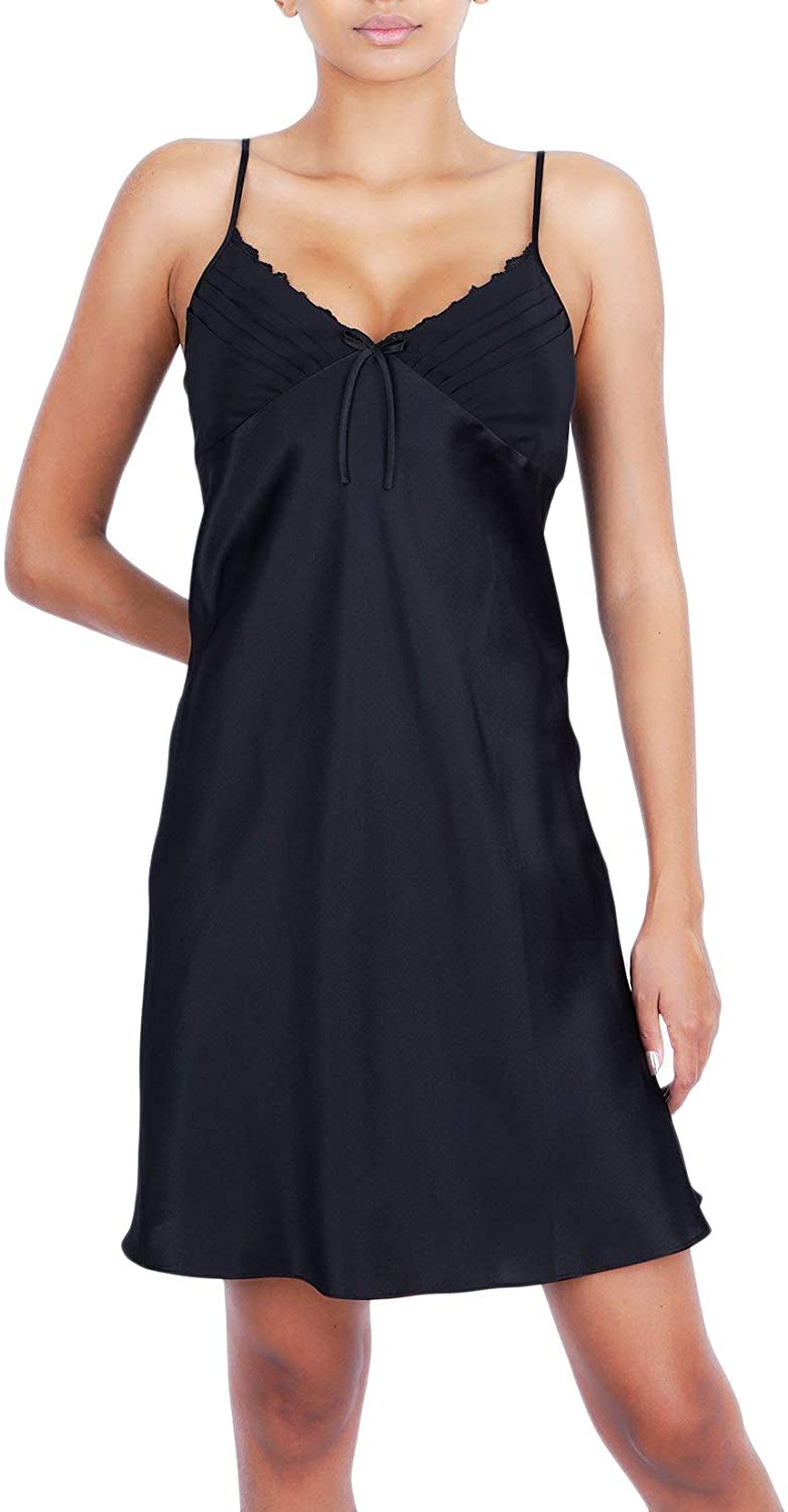 Price:$89.99 OSCAR ROSSA Women's Luxury 100% Silk Slip Chemise at Amazon Women’s Clothing store