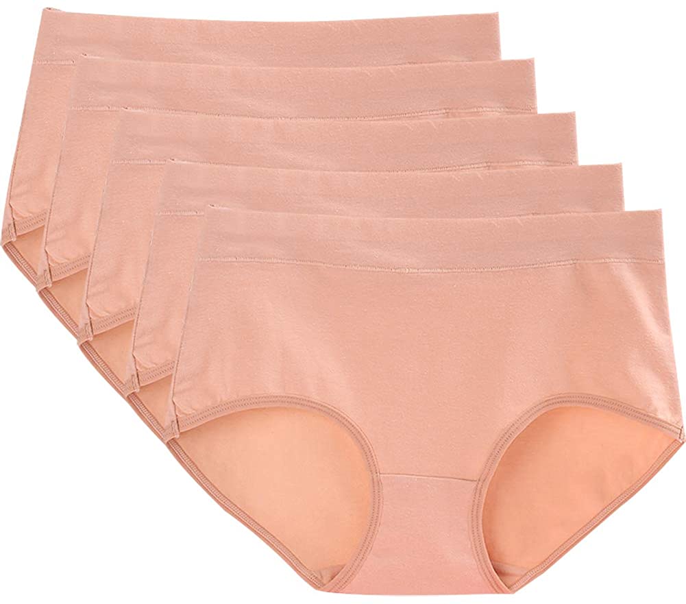 Price:$13.02 Warm Sun Women's Cotton Fiber Multi Pack Plus Size Stretchy Soft Breathable High Middle Waist Panties Size S-3XL at Amazon Women’s Clothing store