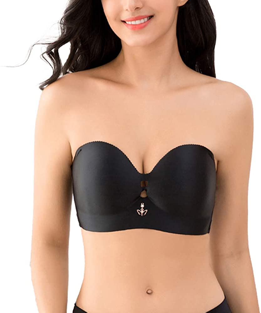 Price:$19.99 Eleplus Strapless Bras for Women Multiways Plus Size Supportive Bra Underwired at Amazon Women’s Clothing store