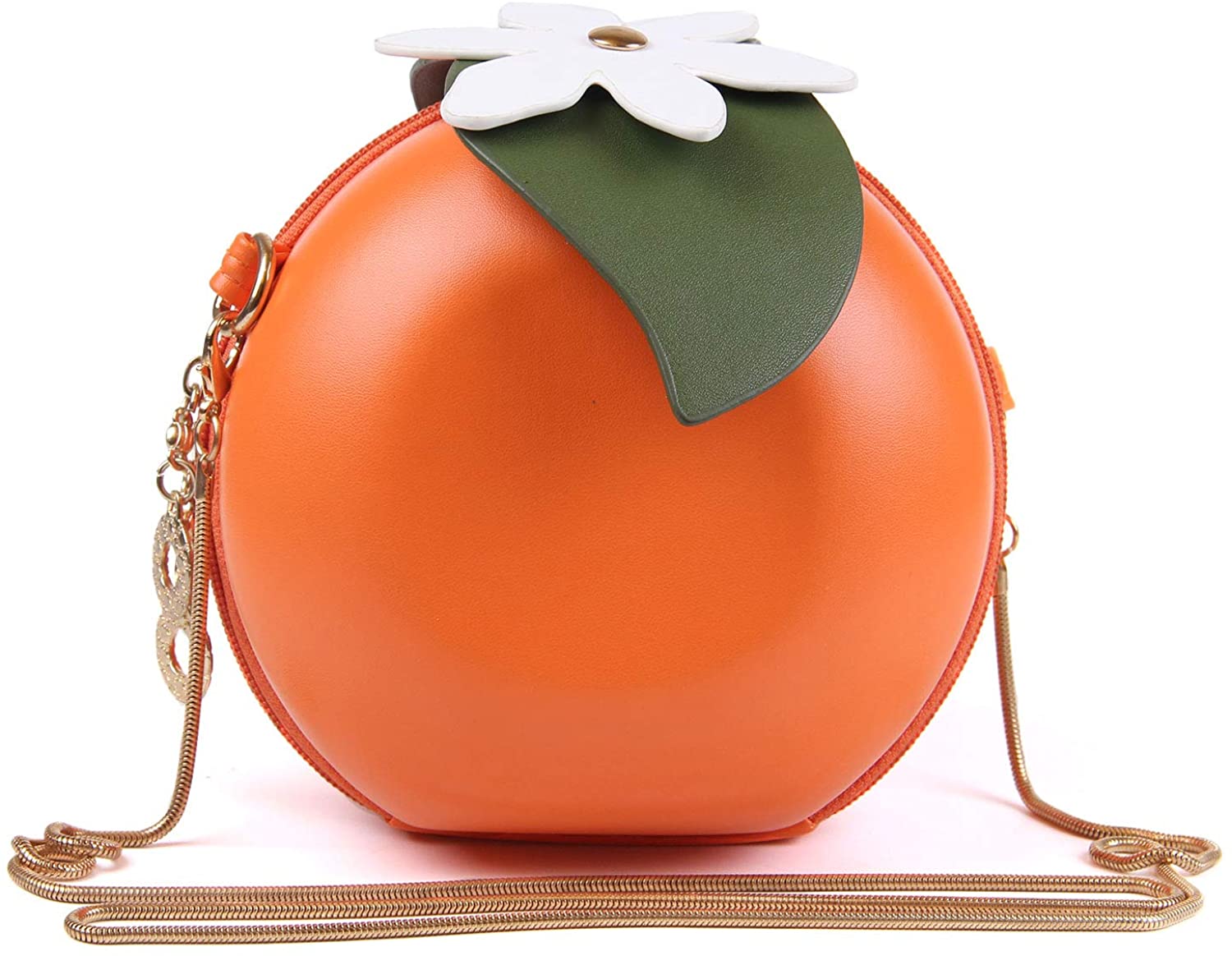 Price:$22.68 New Cute Fruits Watermelon Lemon Orange Cross body Bags Clutch Purse Novelty Shell Pearl Shoulder Bags  Handbags   