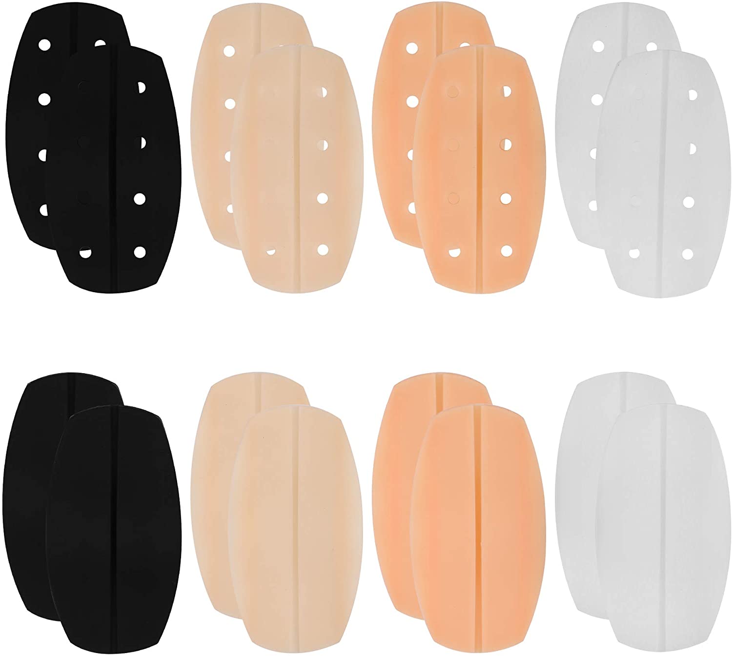 Price:$8.99 Tugaizi 8 Pairs Silicone Bra Strap Cushions Soft Holder Shoulder Non-slip Comfort Shoulder Protector Pads Relief Pain straps Bra Cushions Pads at Amazon Women’s Clothing store