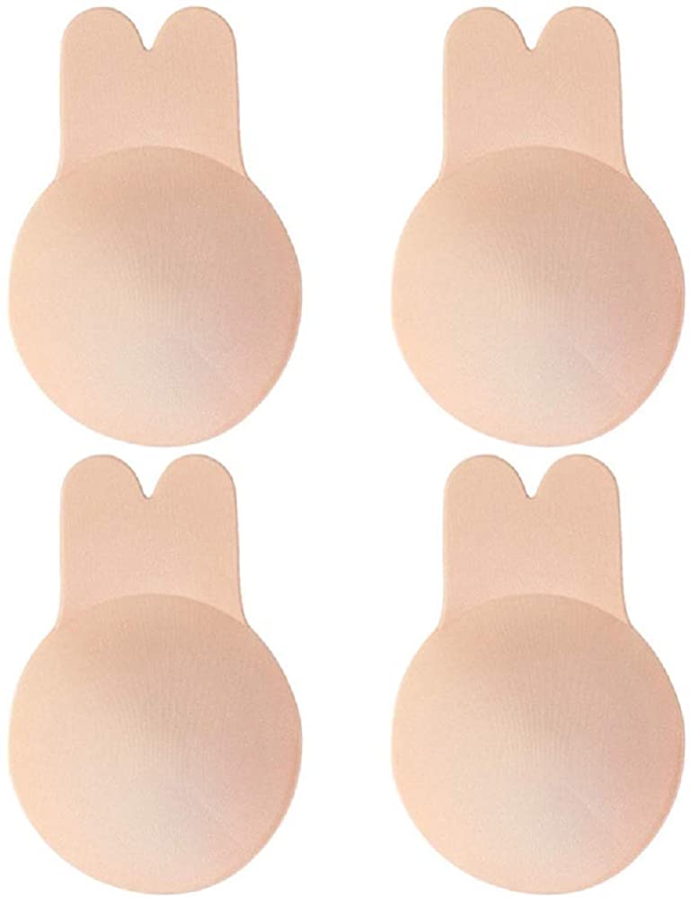 Price:$9.99 Women Instant Breast Lift Nipple Covers, Self Adhesive Bra Breast Lift Pasties at Amazon Women’s Clothing store