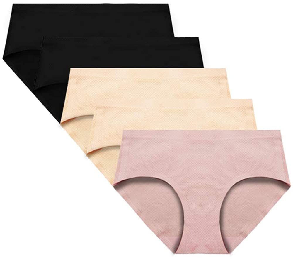 Price:$12.99 No Show Underwear Women Briefs Panties Breathable Seamless Undewear at Amazon Women’s Clothing store