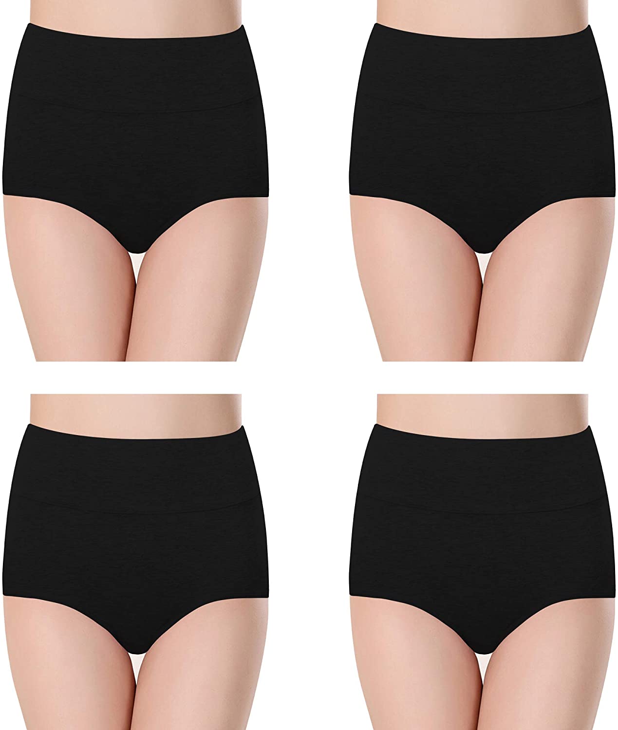 Price:$15.99 evaino Dream Women’s Cotton Underwear High Waist Full Coverage Brief Comfortable Lady Panties 4 Packs at Amazon Women’s Clothing store