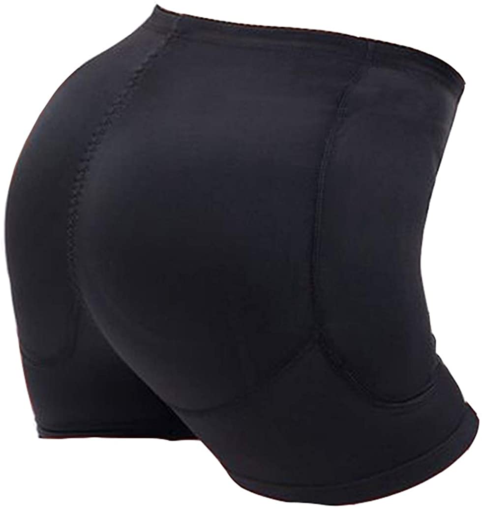 Price:$18.99 RosinKing Hip and Butt Pads Enhancer Panties 4 Removeable Padded Seamless Fake Buttock Control Boyshort at Amazon Women’s Clothing store