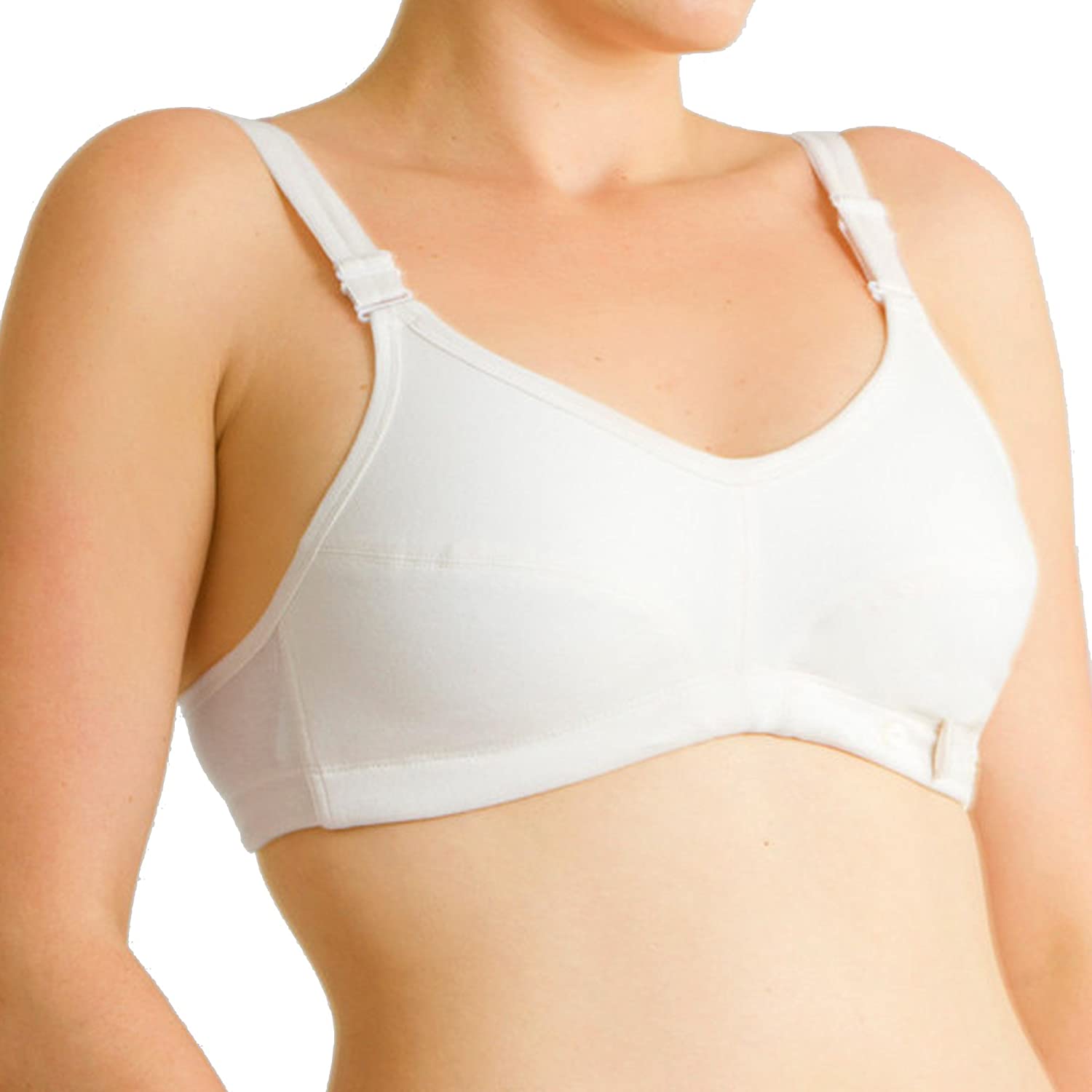 Price:$23.00 Cottonique Women's Hypoallergenic Slimfit Bra with Adjustable Band Made from 100% Organic Cotton at Amazon Women’s Clothing store  Bras