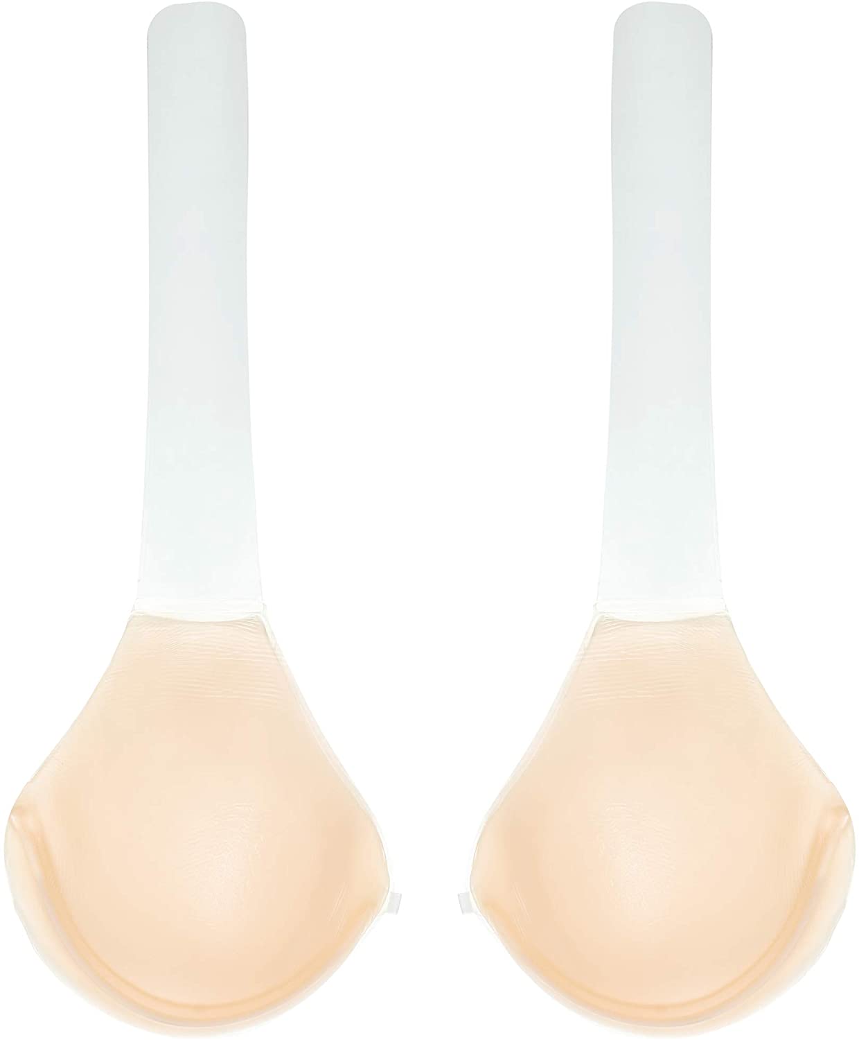 Price:$27.99 CEXXY TuBellus Adhesive Bras for Women Push up Reusable Invisible Strapless Sticky Bra for Backless Dresses (F) Nude at Amazon Women’s Clothing store